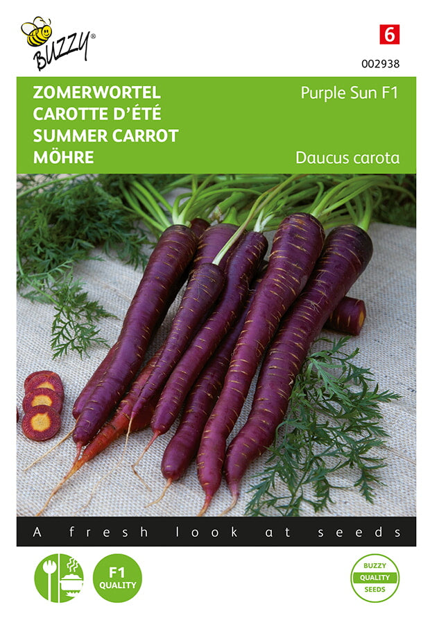 Summer Carrot - Purple Sun F1 - 400 Seeds