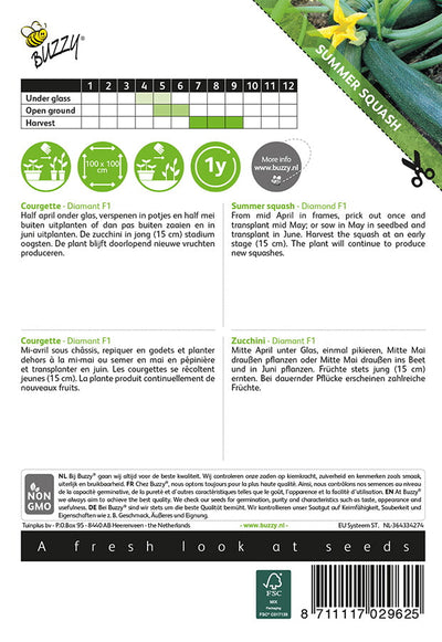 Calabacín - Diamant F1 - 2 g