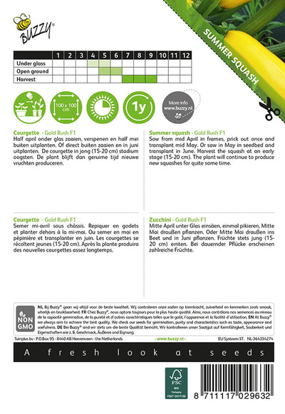 Courgette - Gold Rush F1 - 2g