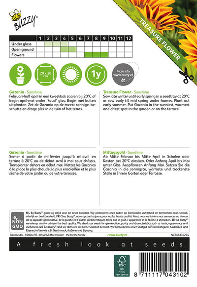 Gazania - Sunshine - 0,25g