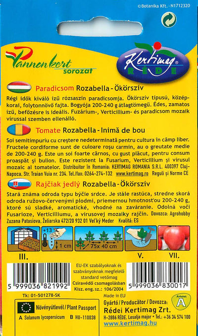 Tomate - Rozabella Ox Heart - 0,5g