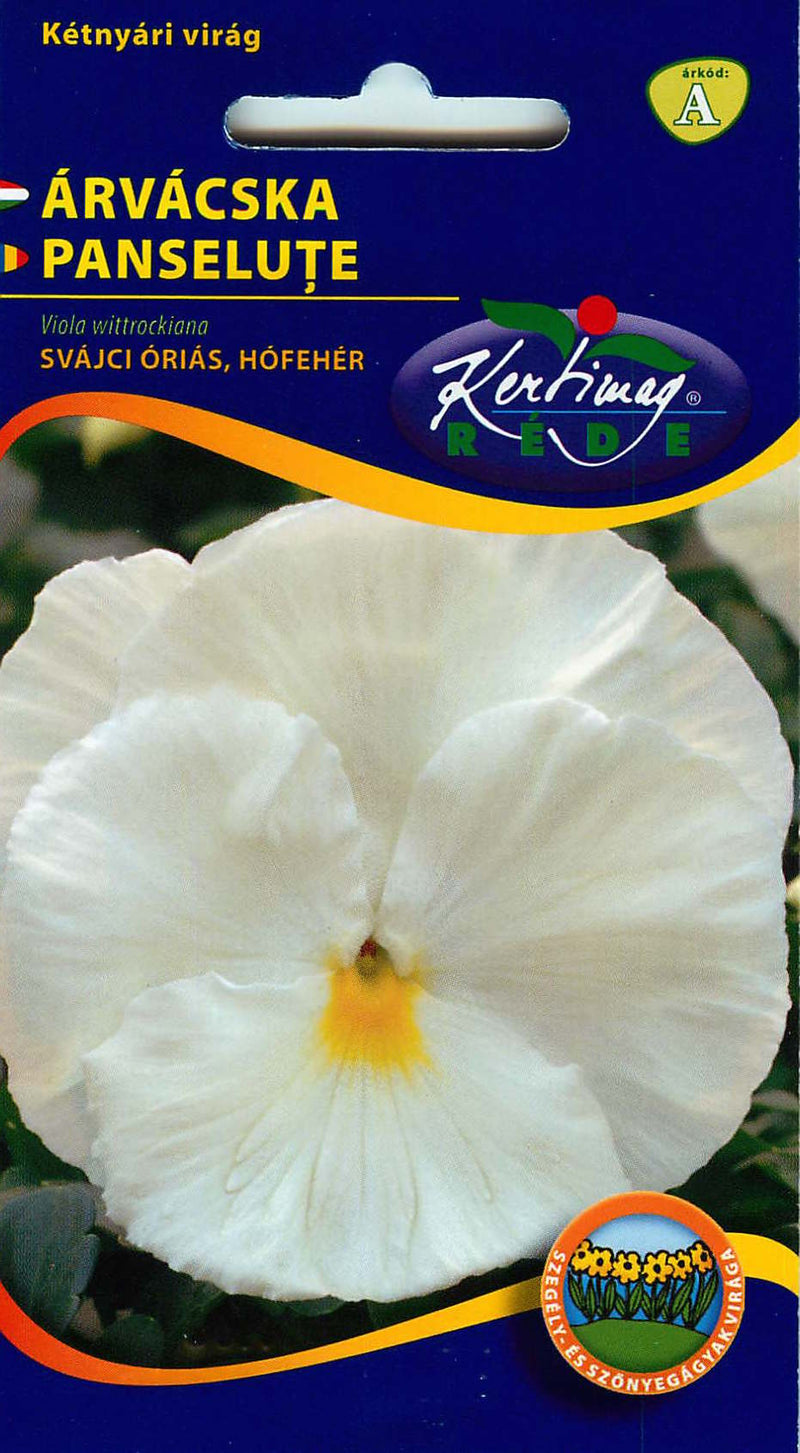 Pansy - Swiss Giant - White Lady - 0,25g