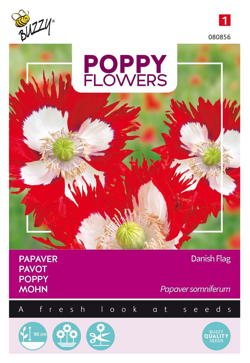 Poppy Flowers - Danish Flag - 0,75g