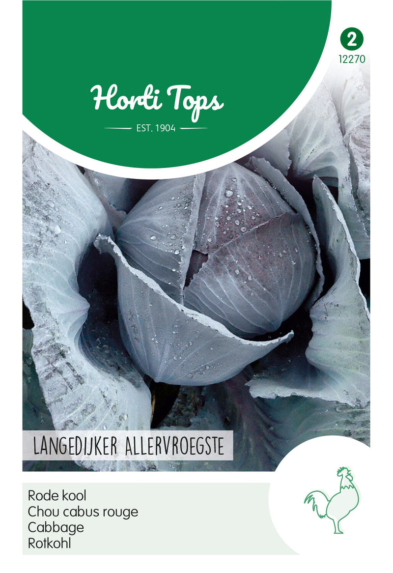 Red Cabbage - Langedijker Allervroegste - 2g