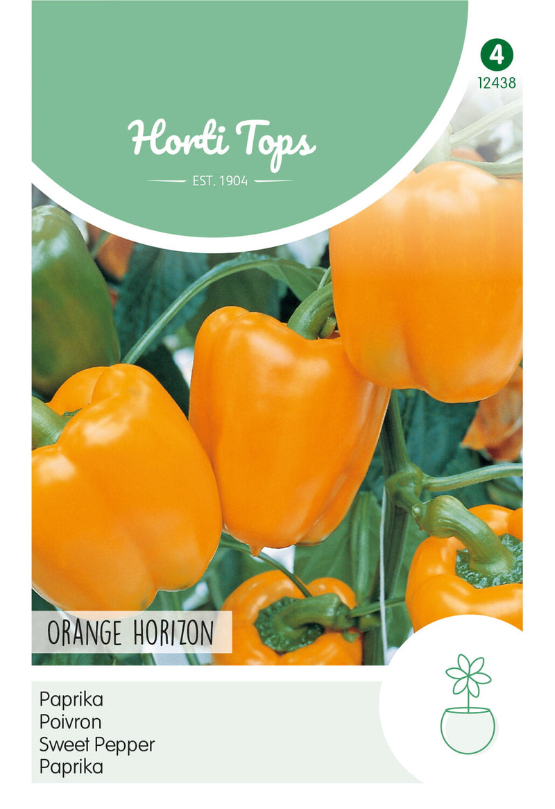 Paprika - Oranje Horizon - 10 zaden