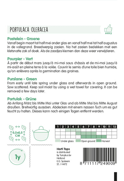 Portulak - Groene - 10g