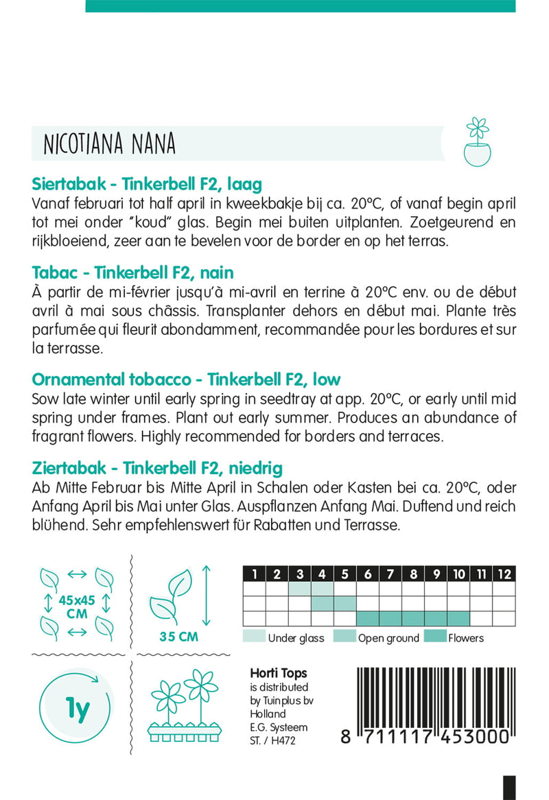 Ziertabak - Tinkerbell F2 - 0,1g