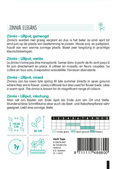 Zinnia - Lilliput - 1,5g