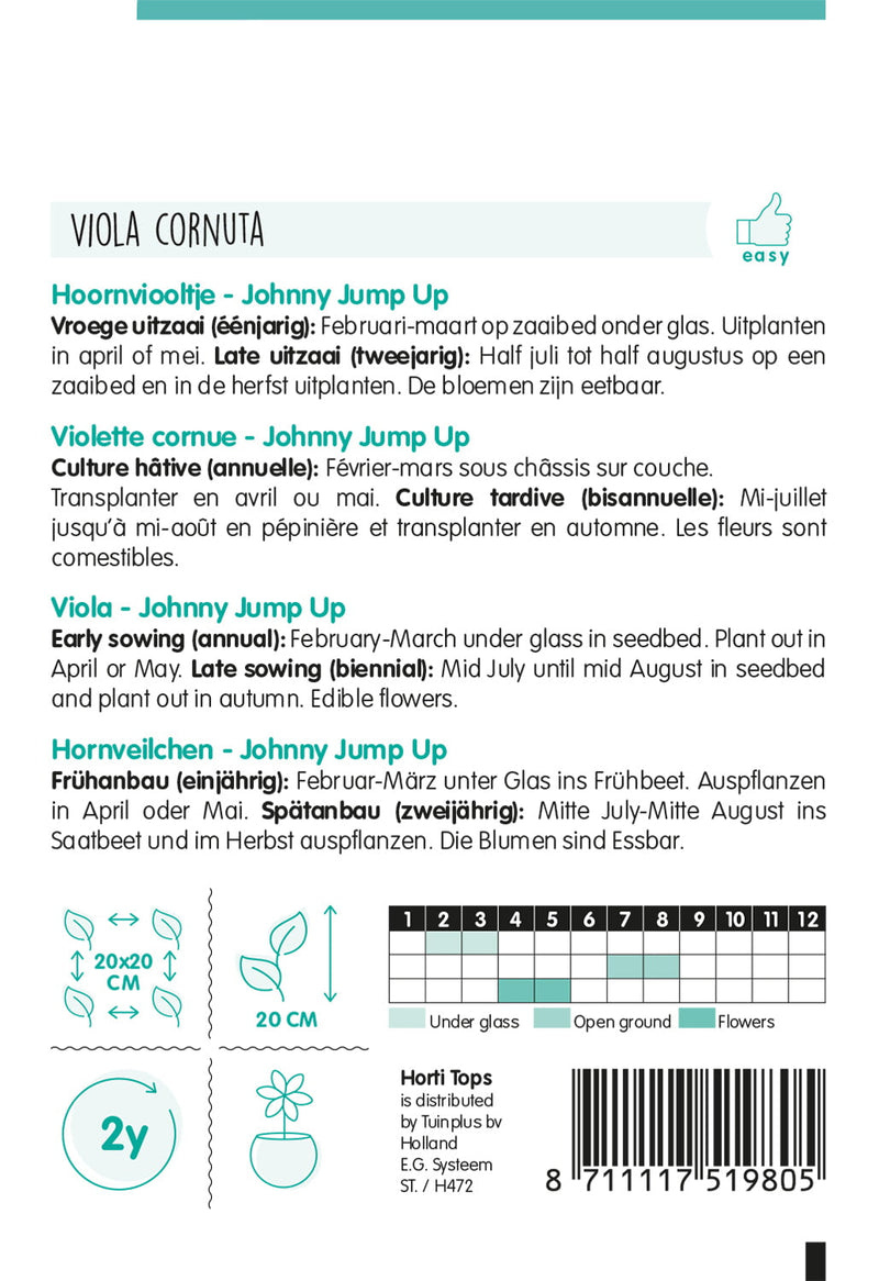 Pansy - Johnny Jump Up - 0,3g