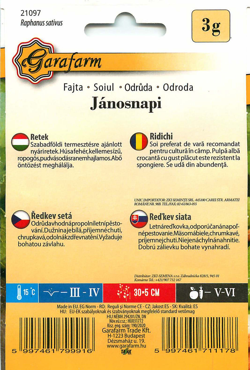 Radis - Jánosnapi - 3g