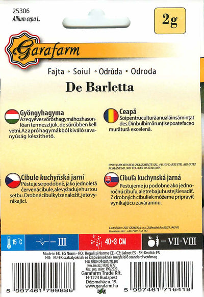 Ceapă - De Barletta - 2g