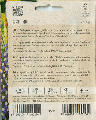 Lupin - Mix Russel - 1g