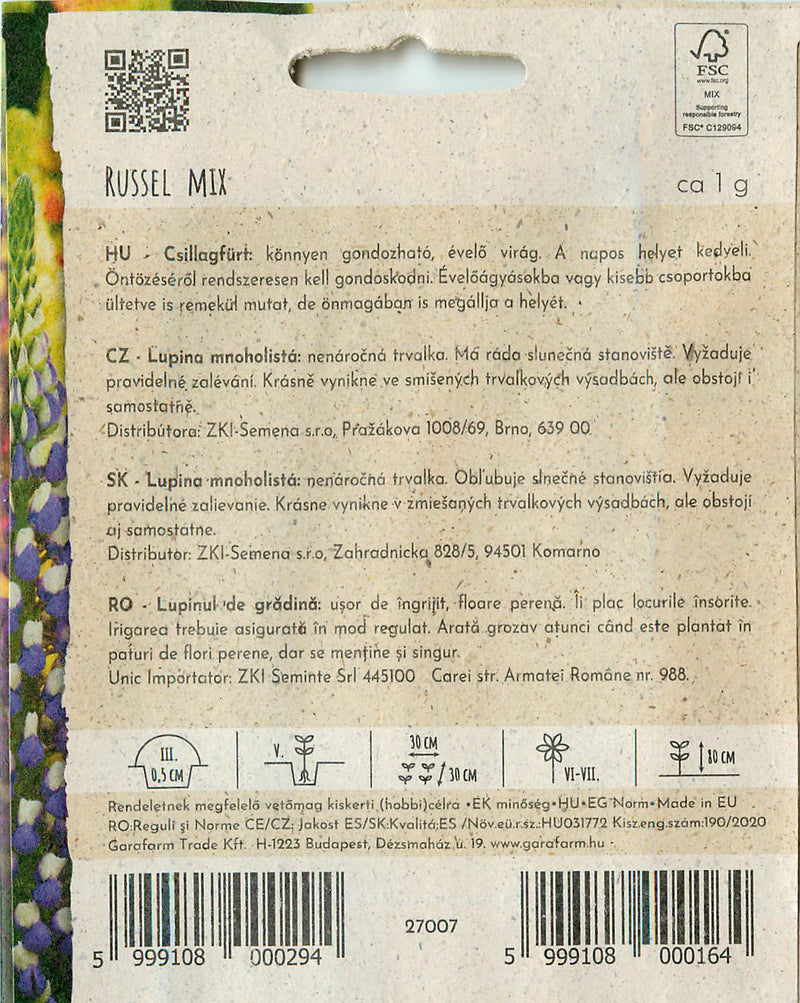 Lupin - Mélange Russel - 1g