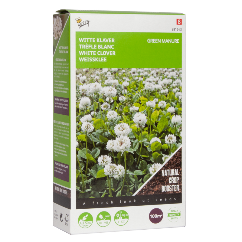 Abono Verde - Trébol Blanco - 100 g - 100 m2