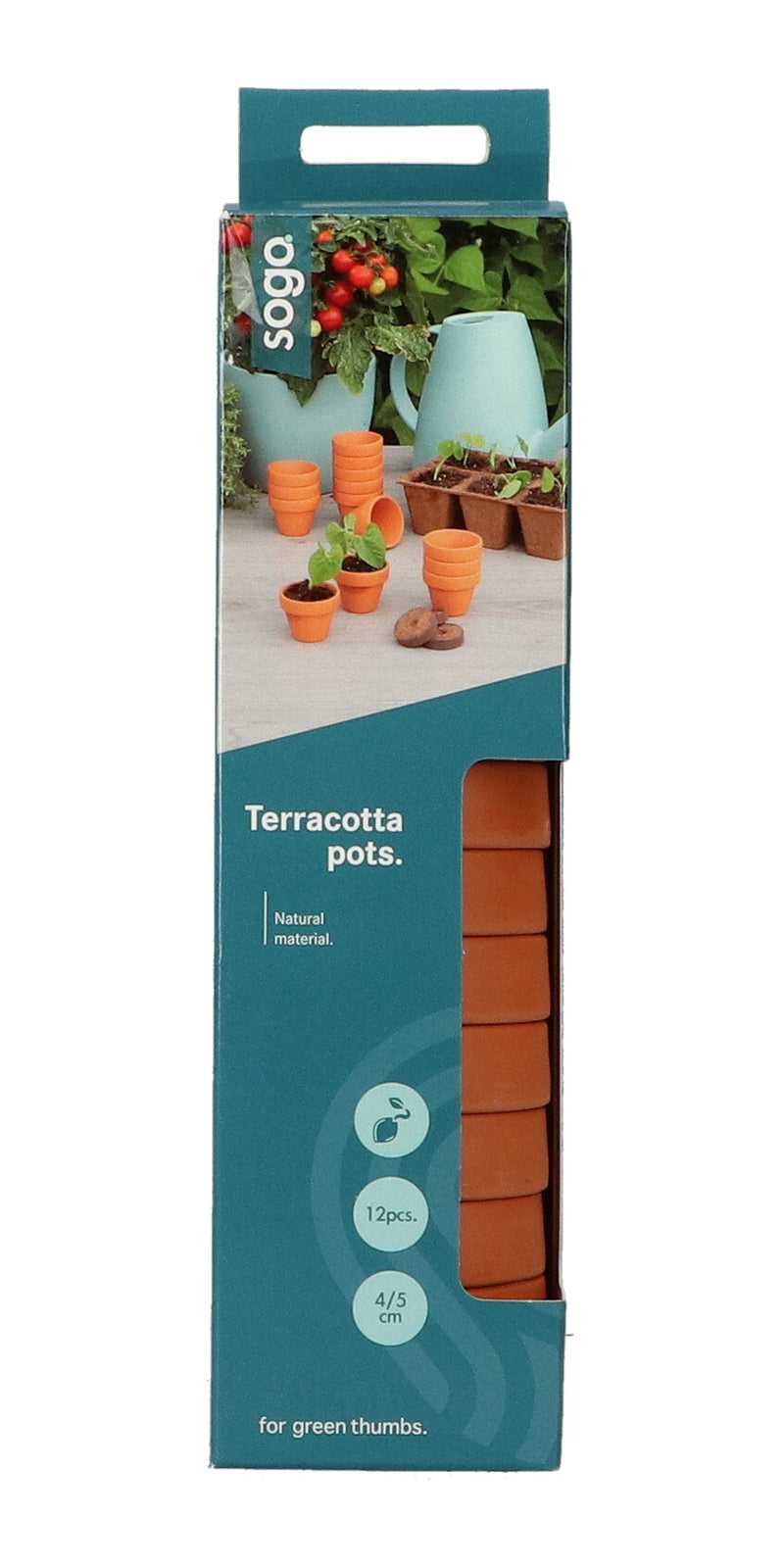 Terrakottatöpfe - 4/5 cm - 12 Stk