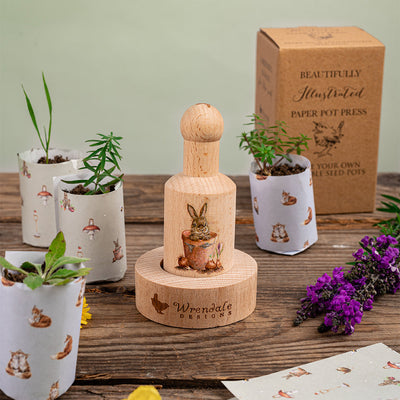 Presse-Pot en Papier - Garden Friends