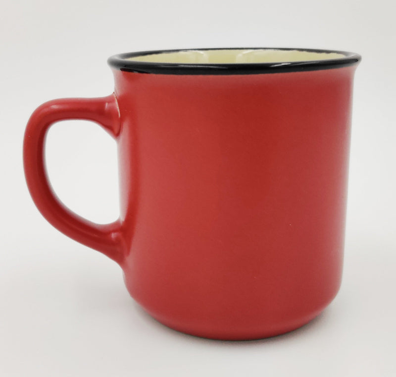 Mug Camp Red with Tulip - Small