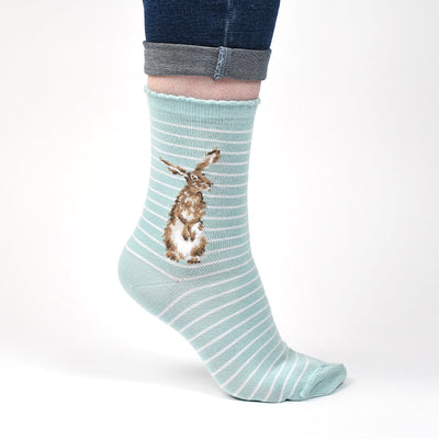 Women's Socks - Hare - Hare and the Bee