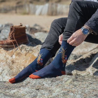 Men's Socks - Pheasant - Ready for My Close Up