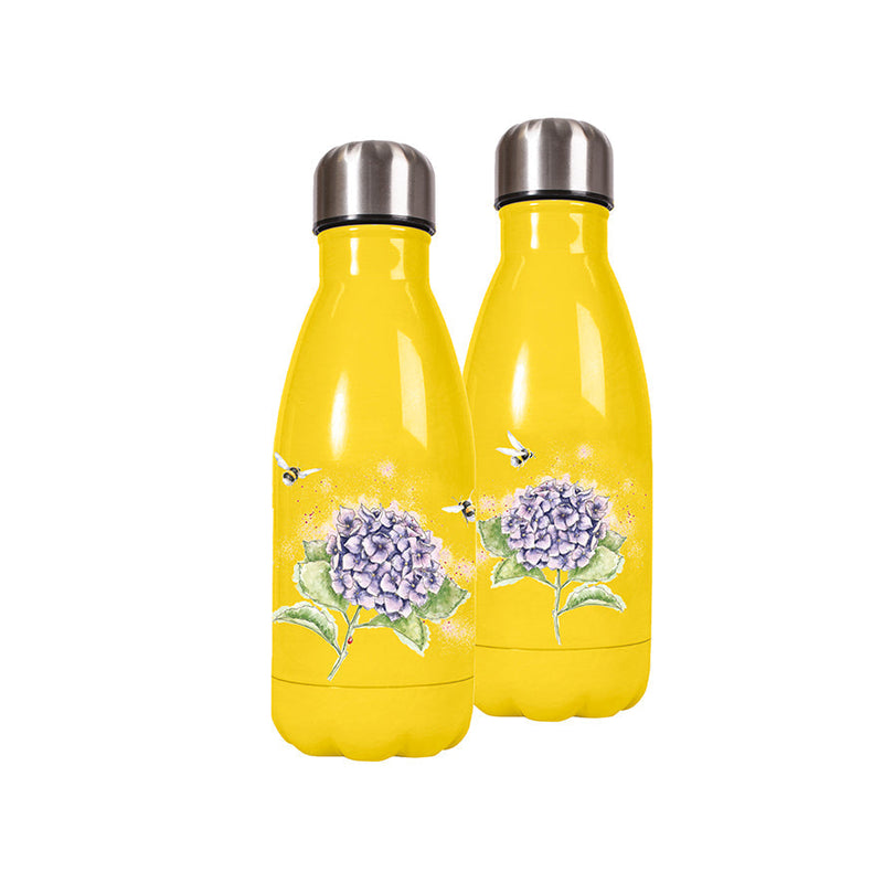 Botella de agua -Abeja - Abeja ocupada