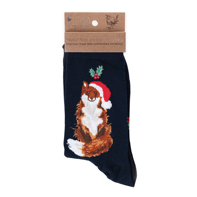 Women's Socks - Festive Fox
