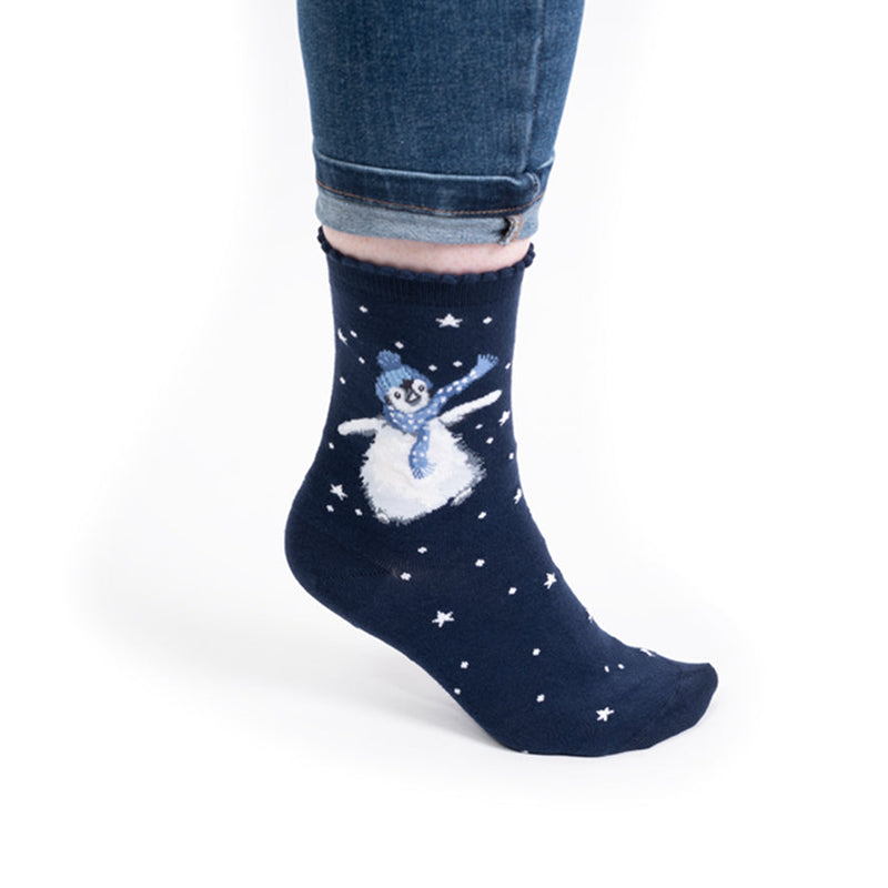 Calcetines de mujer - Pingüino - Winter Wonderland