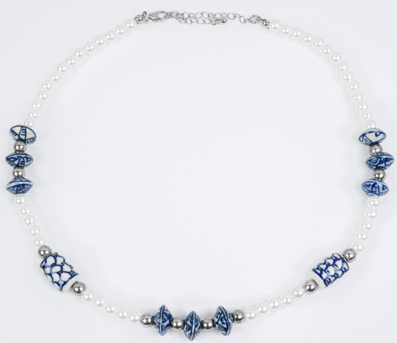 Necklace Delft Blue Queen
