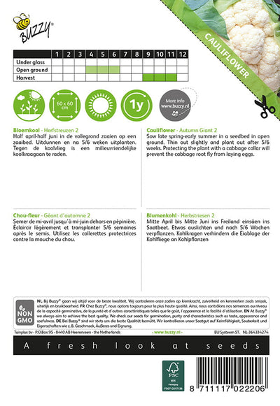 Bloemkool - Herfstreuzen 2 - 1g