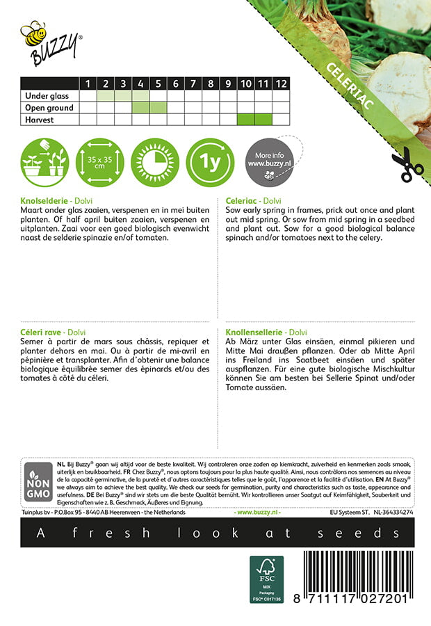 Knollensellerie - Dolvi - 0,75g