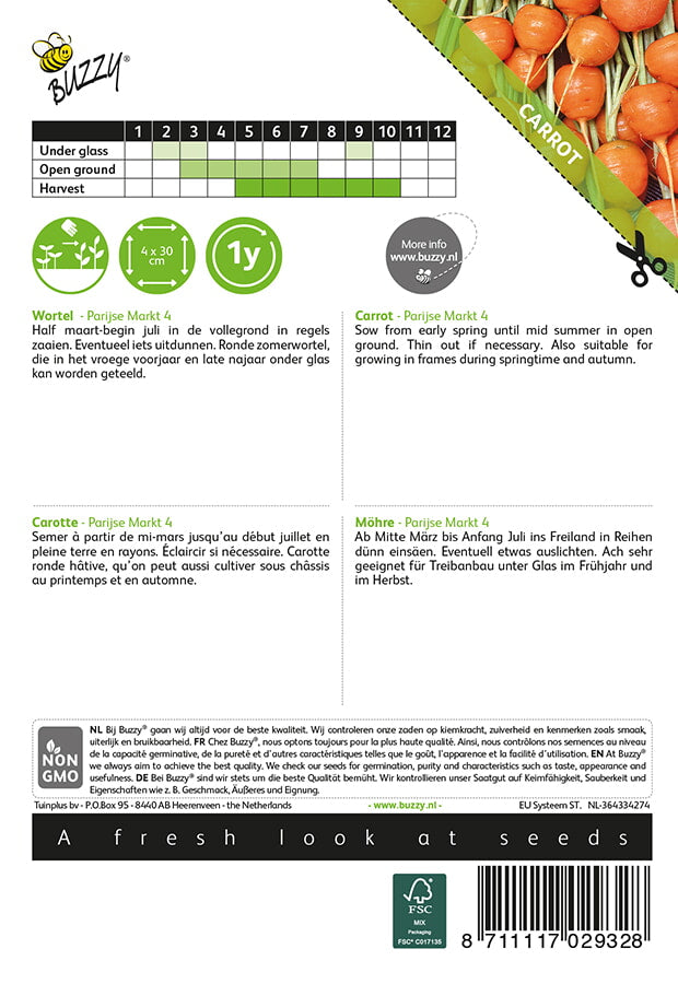 Carrot - Parijse Markt 4 - 5g