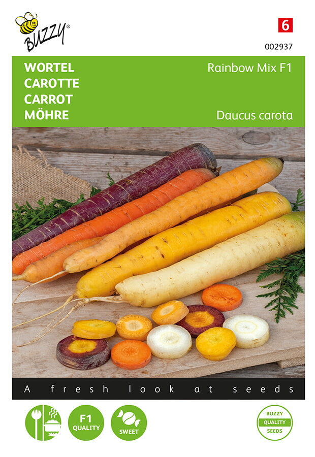 Carrot - Rainbow Mix F1 - 400 Seeds