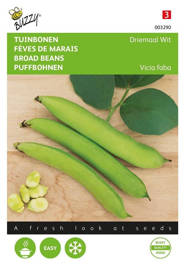 Fèves de Marais - Driemaal Wit - 40g