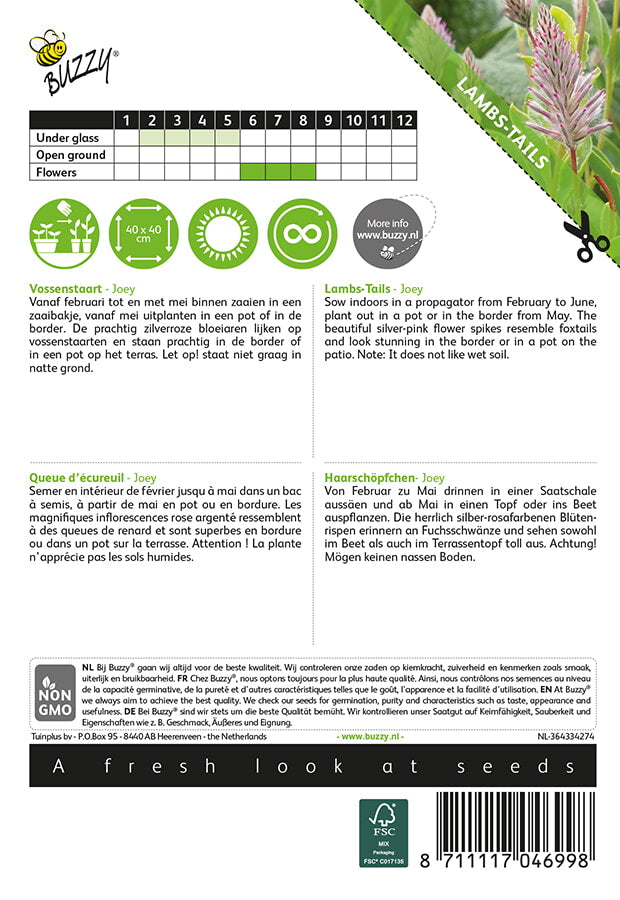 Lambs-Tails - Joey - 5 Graines