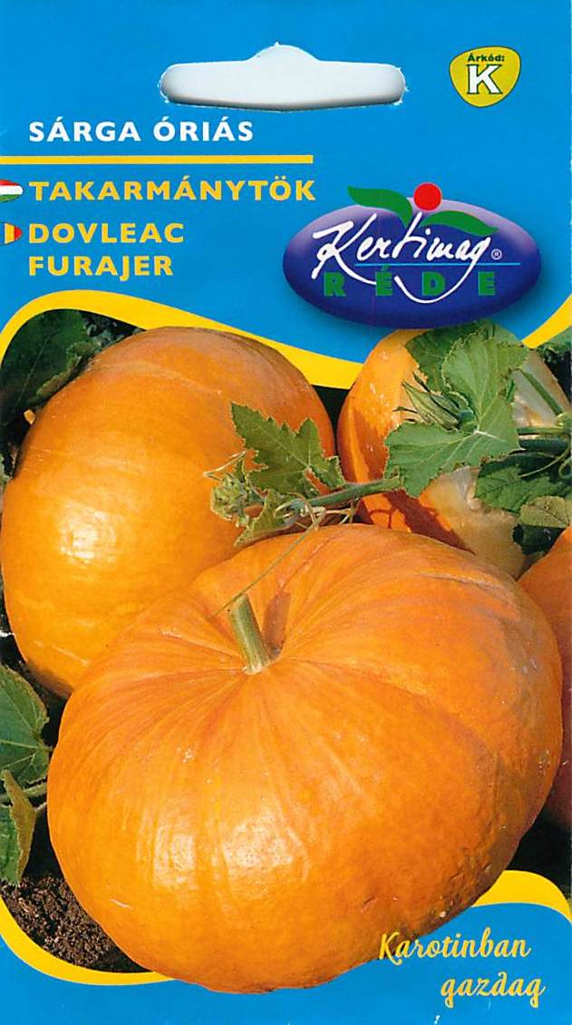 Fodder Pumpkin - Gele Reuzen - 8g