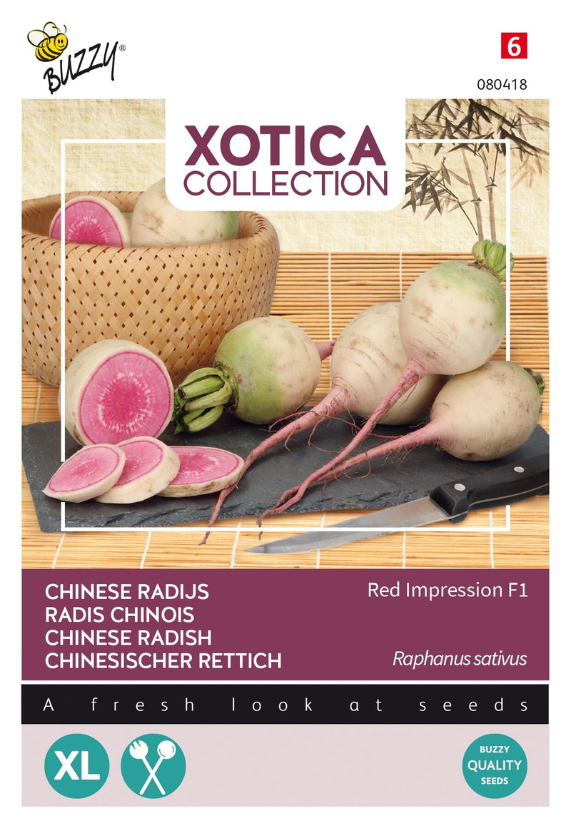 Radis Chinois - Red Impression F1 - 50 Graines