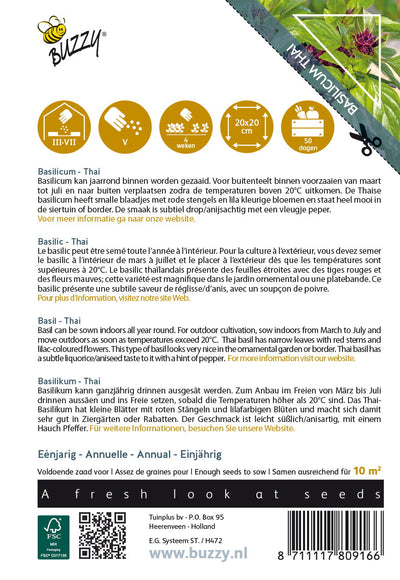 Basilicum - Thai - 1,5g