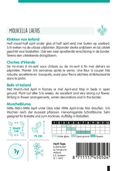 Campane d'Irlanda - Molucella - 0,75g