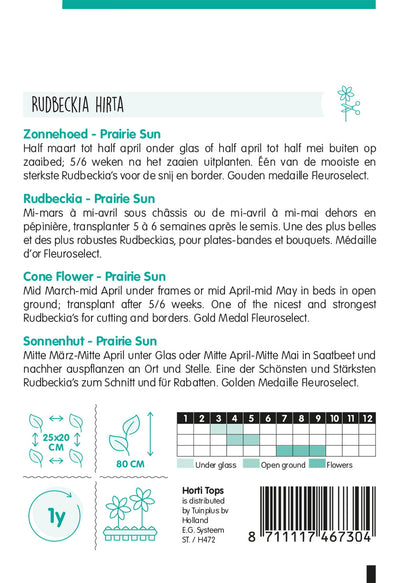 Zonnehoed - Prairie Sun - 45 Zaden