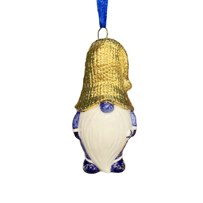 Ornament de Crăciun - Gnome - Pălărie de Aur