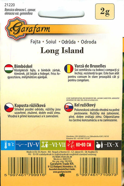 Coles de Bruselas - Long Island - 2g