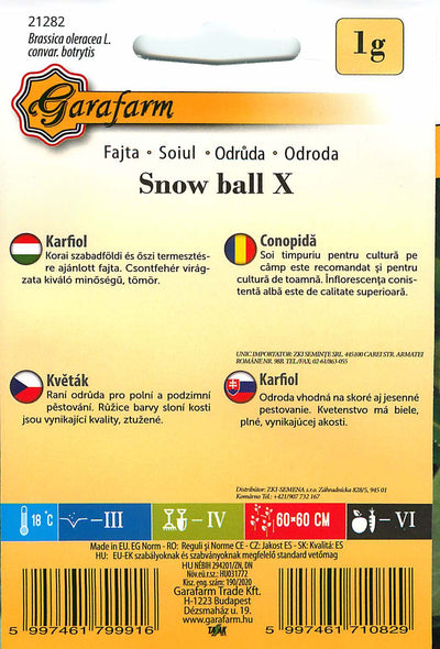 Blumenkohl - Snow ball X - 1g