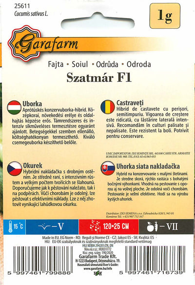 Komkommer - Szatmár F1 - 1g