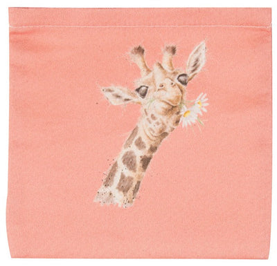 Sac Shopping Pliable - Girafe - Flowers