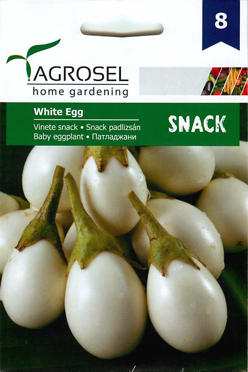 Baby Eggplant - White Egg - 1g