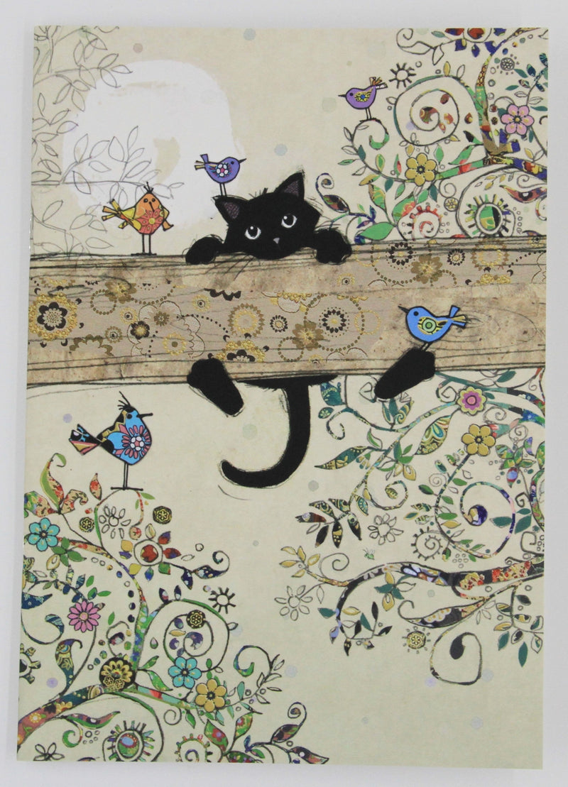 A5 Notebook - Cat On Branche