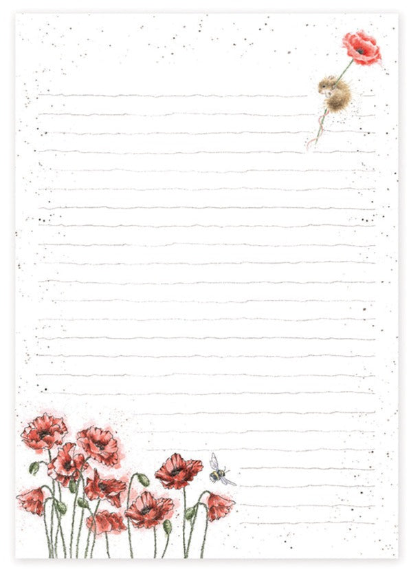 Jotter Pad - Mouse and Poppy