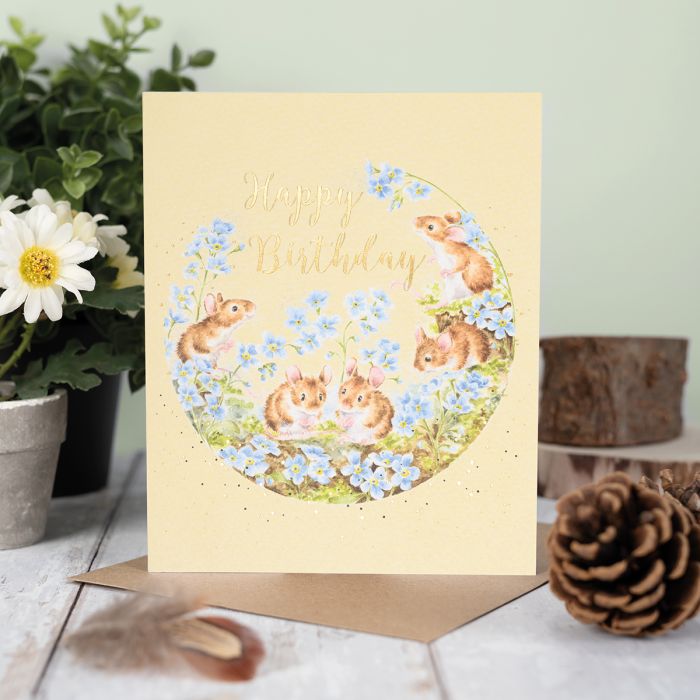 Birthday Card - Forget Me Not
