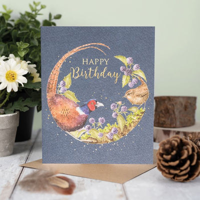 Birthday Card - Through the Brambles